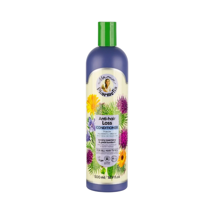 Obrázok z Kondicionér proti vypadávaniu vlasov s rozmarínom a lopúchom - 500 ml - Mama Pharmelia