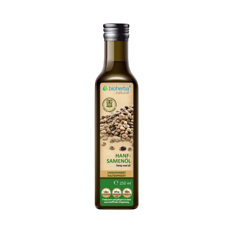 Obrázok z Konopný olej lisovaný za studena - 250 ml - Bioherba