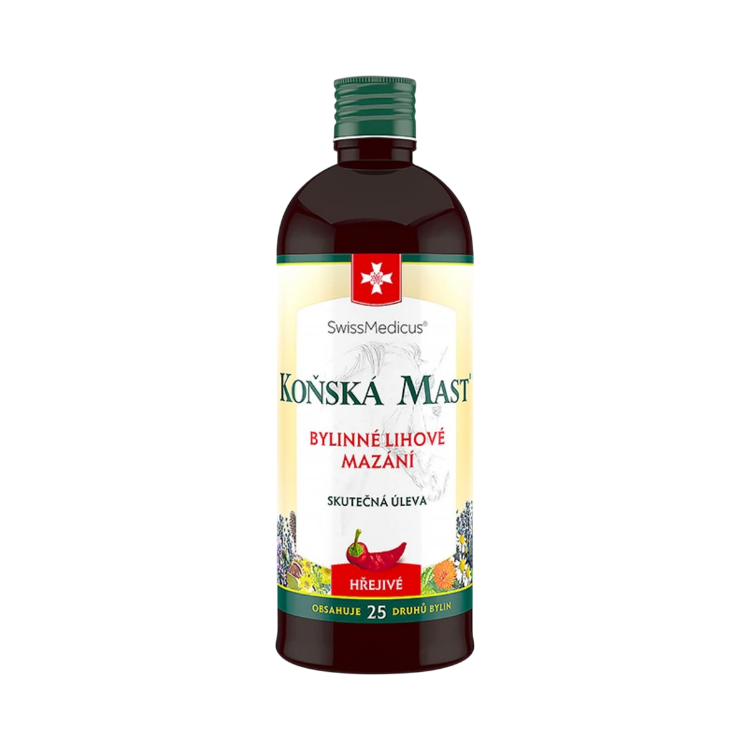 Obrázok z Konská masť - hrejivý bylinný balzam - 400 ml - SwissMedicus