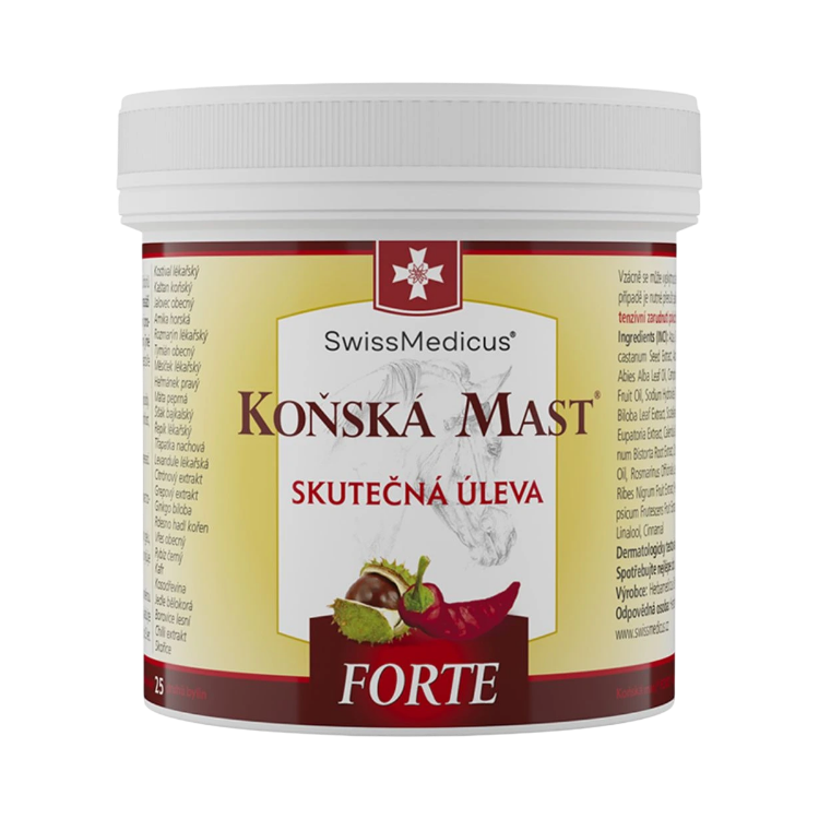 Obrázok z Konská masť FORTE hrejivá - 500 ml - SwissMedicus