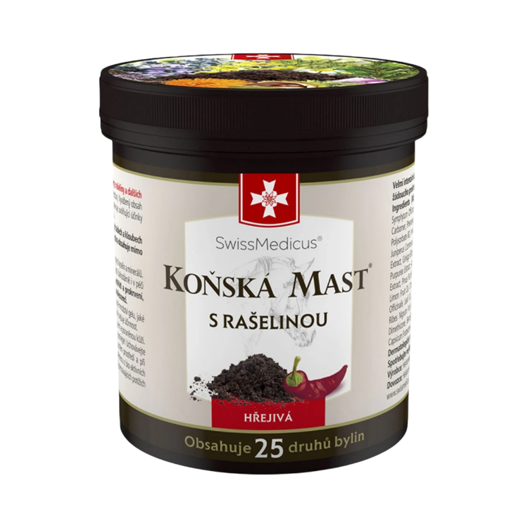 Obrázok z Konská masť hrejivá s rašelinou - 250 ml - SwissMedicus