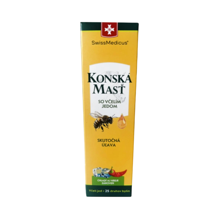 Obrázok z Konská masť so včelím jedom - 75 ml - SwissMedicus