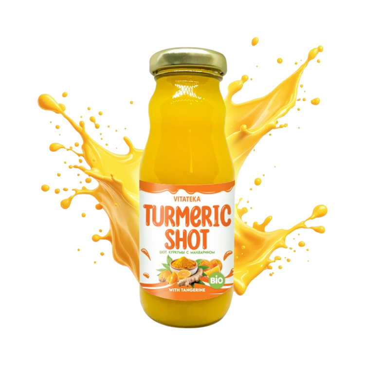 Obrázok z Kurkuma shot s mandarínkou – 200 ml – Vitateka