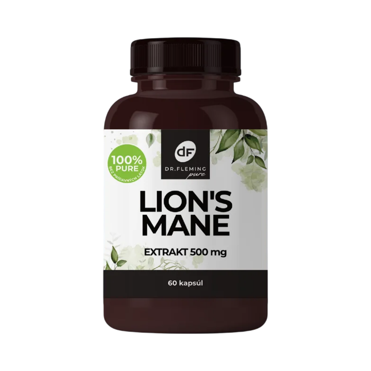 Obrázok z Lion's Mane Extrakt - 60 kapsúl - Dr. Fleming