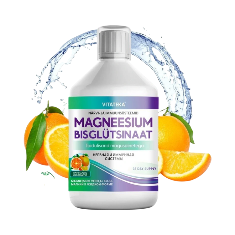 Obrázok z Magnézium bisglycinát – tekutá forma – 500 ml – Vitateka