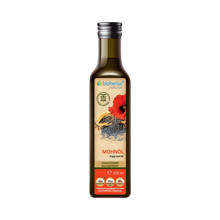 Obrázok z Makový olej lisovaný za studena - 250 ml - Bioherba