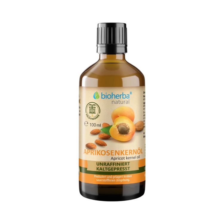 Obrázok z Marhuľový olej z jadier lisovaný za studena - 100 ml - Bioherba