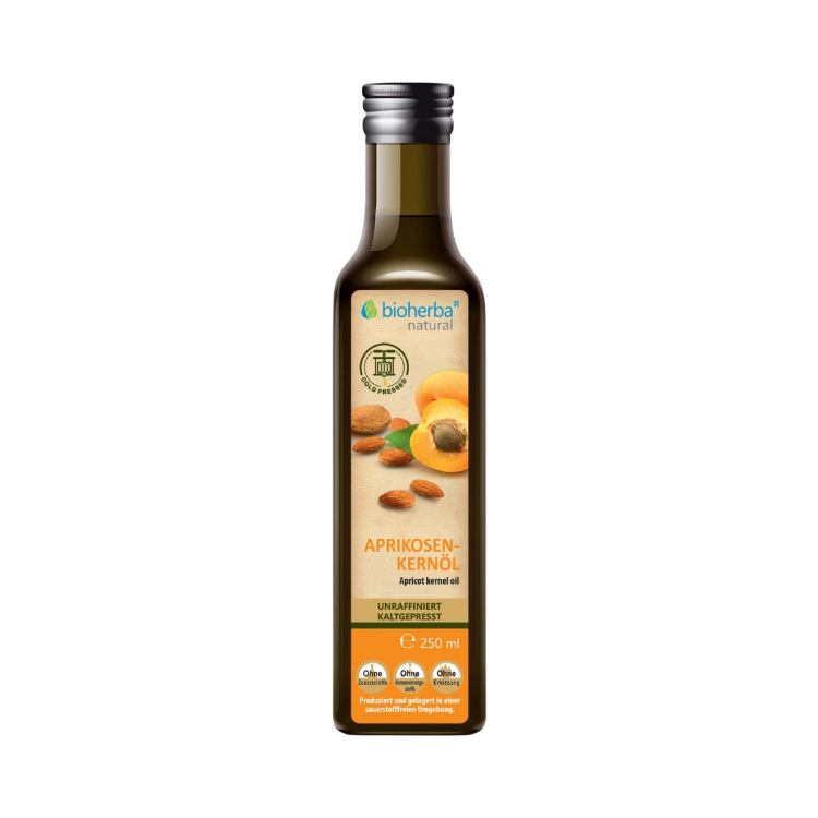 Obrázok z Marhuľový olej z jadier lisovaný za studena - 250 ml - Bioherba