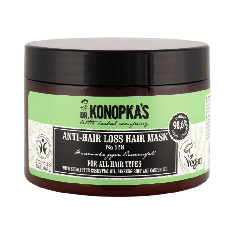 Obrázok z Dr. Konopka's Maska na vlasy proti vypadávaniu vlasov №128 pre všetky typy vlasov - 300 ml - Dr. Konopka's