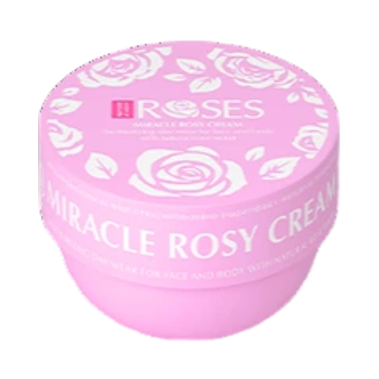 Obrázok z MIRACLE ROSY Vitalizujúci krém na tvár a telo s prírodnou ružovou vodou 150 ml - NATURE OF AGIVA