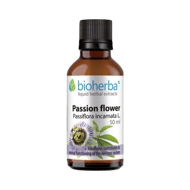 Obrázok z Mučenka (Passiflora incarnata) kvapky – tinktúra – 50 ml – Bioherba