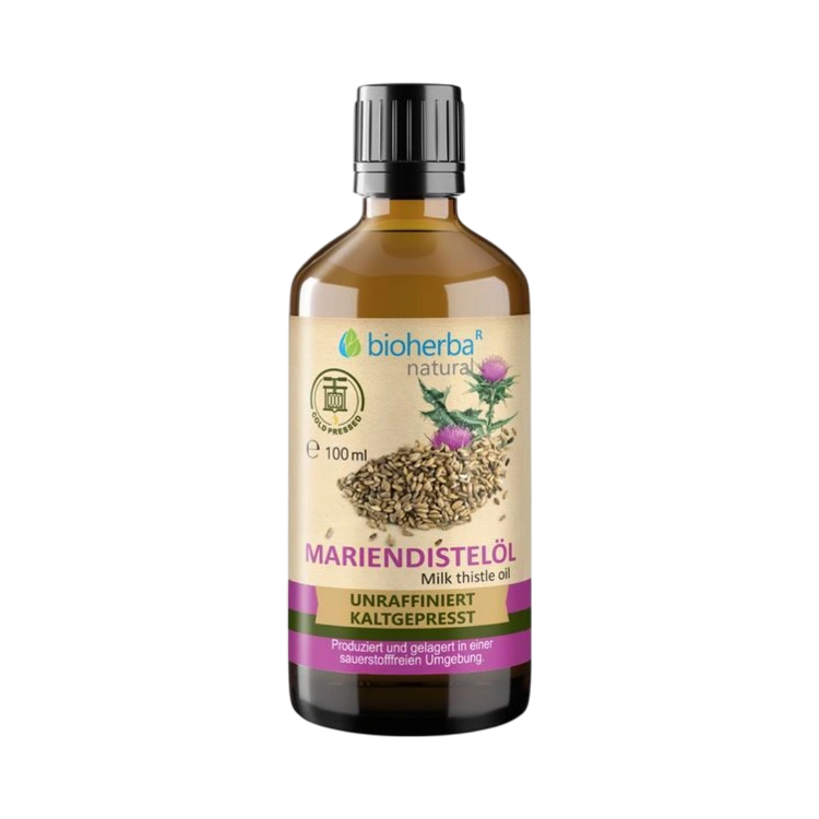 Obrázok z Olej z pestreca mariánskeho – 100 ml – Bioherba