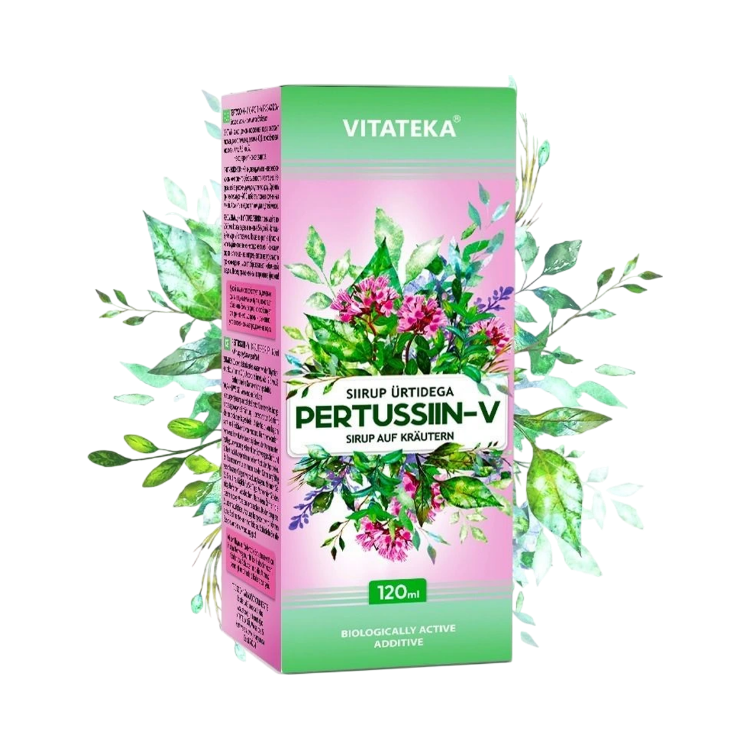 Obrázok z Pertussin – bylinný sirup – 120 ml – Vitateka
