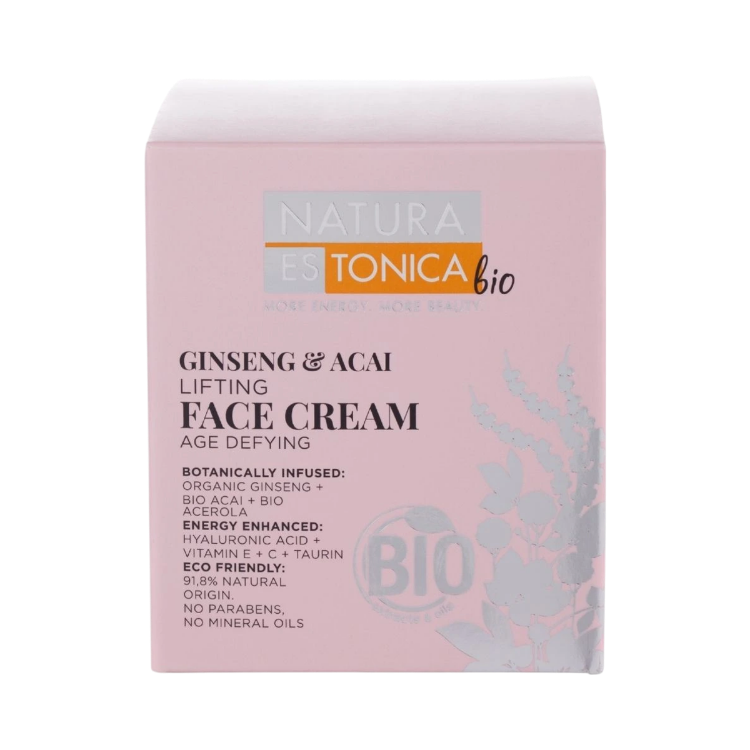 Obrázok z Pleťový krém so ženšenom a acai - 50 ml - Natura Estonica