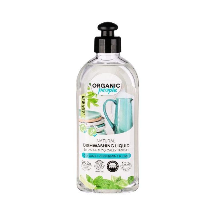 Obrázok z Prírodný prostriedok na riad – bio mäta a limetka - 350 ml - Organic People