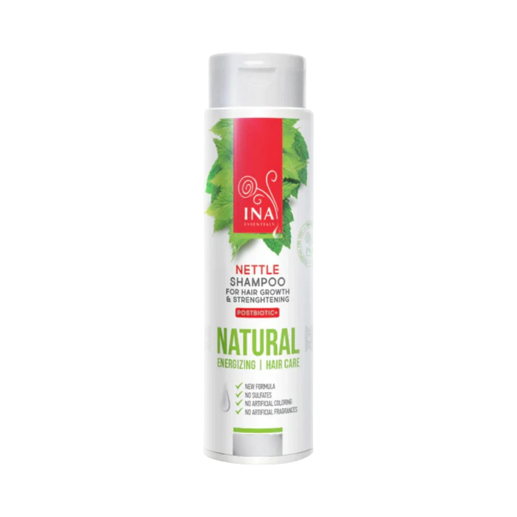 Obrázok z Prírodný šampón z divokej žihľavy - vypadávanie vlasov - 200 ml - INA Essentials