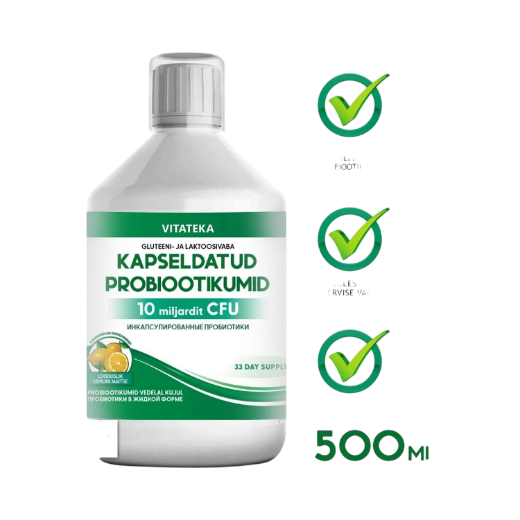 Obrázok z Probiotiká s prírodnou citrónovou príchuťou - 500 ml - Vitateka