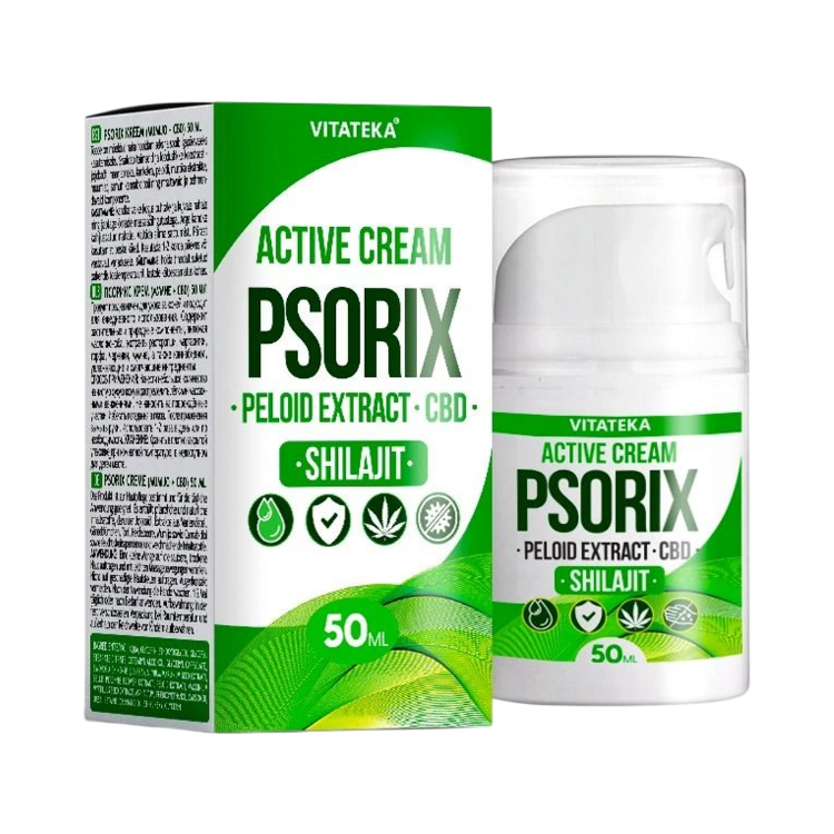 Obrázok z PSORIX aktívny krém (CBD + Mumio) – 50 ml – Vitateka