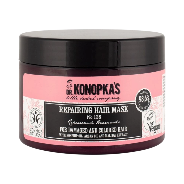 Obrázok z Dr. Konopka's Regeneračná maska na vlasy №138 pre poškodené a farbené vlasy - 300 ml - Dr. Konopka's