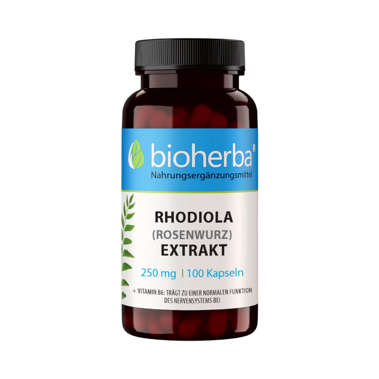 Obrázok z Rhodiola extrakt 250 mg – 100 kapsúl – Bioherba