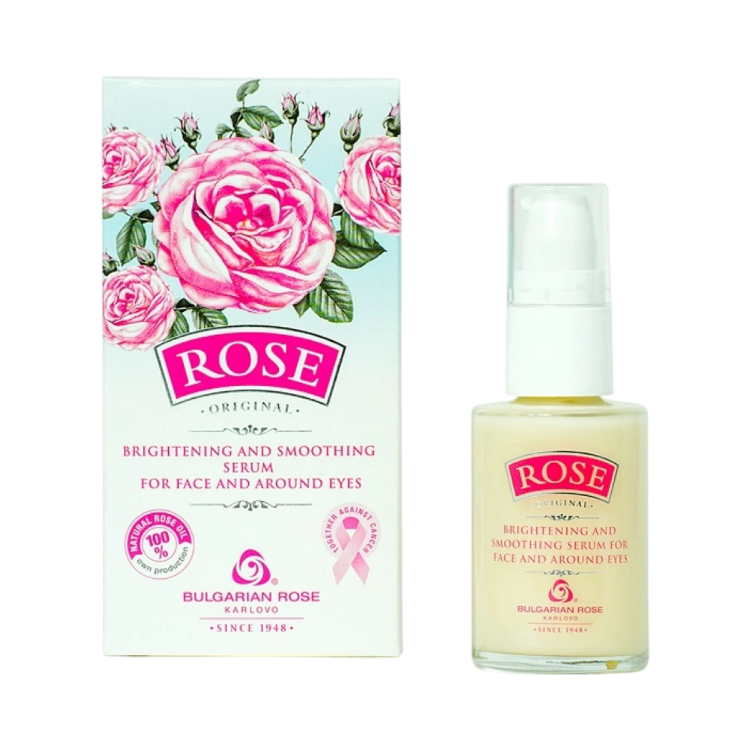 Obrázok z ROSE ORIGINAL – rozjasňujúce a vyhladzujúce sérum na tvár a okolie očí 30 ml - Bulgarian Rose Karlovo