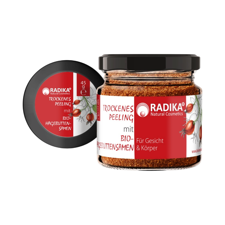 Obrázok z Suchý peeling s BIO šípkovými semienkami - 45 g - Bioherba