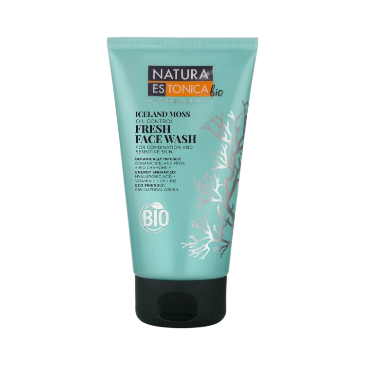 Obrázok z Svieži čistiaci gél na tvár s islandským machom - 150 ml - Natura Estonica