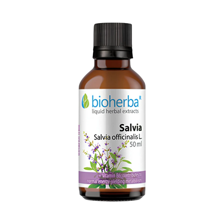 Obrázok z Šalvia - tinktúra kvapky - 50 ml - Bioherba