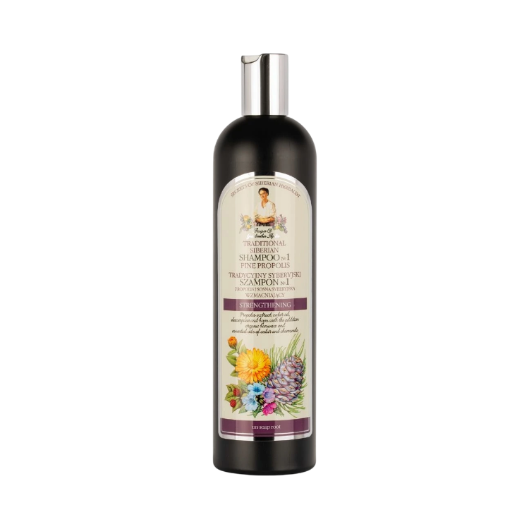 Obrázok z Šampón na vlasy №1 – borovicový propolis - 550 ml - Babička Agafia