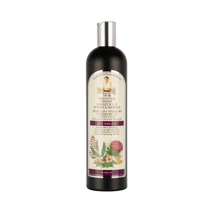 Obrázok z Šampón na vlasy №3 – lopúchový propolis - 550 ml - Babička Agafia