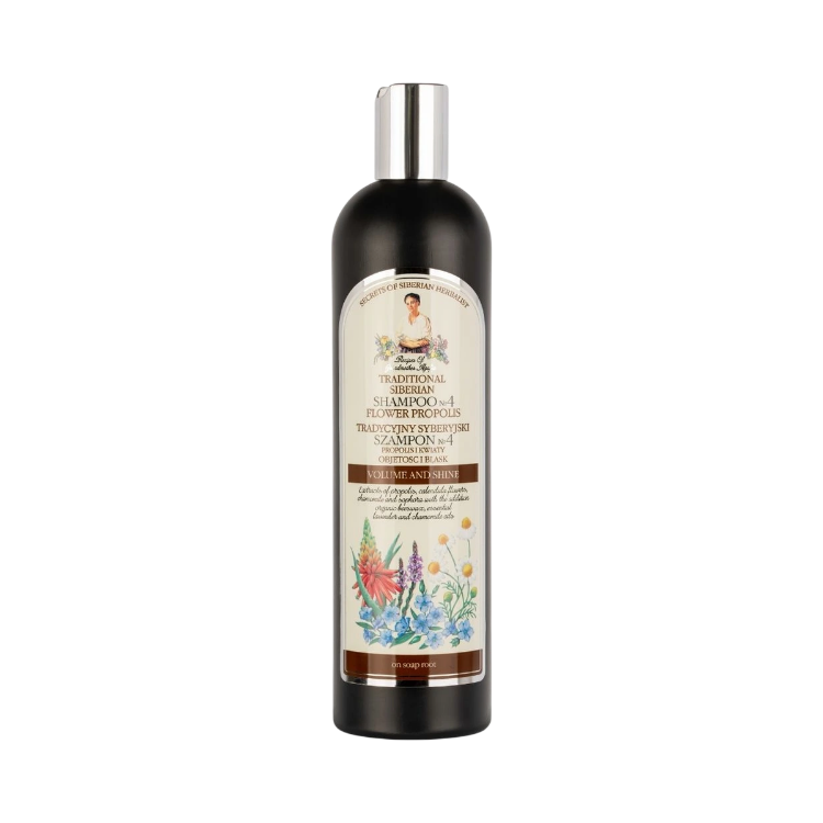 Obrázok z Šampón na vlasy №4  – kvetový propolis - 550 ml - Babička Agafia