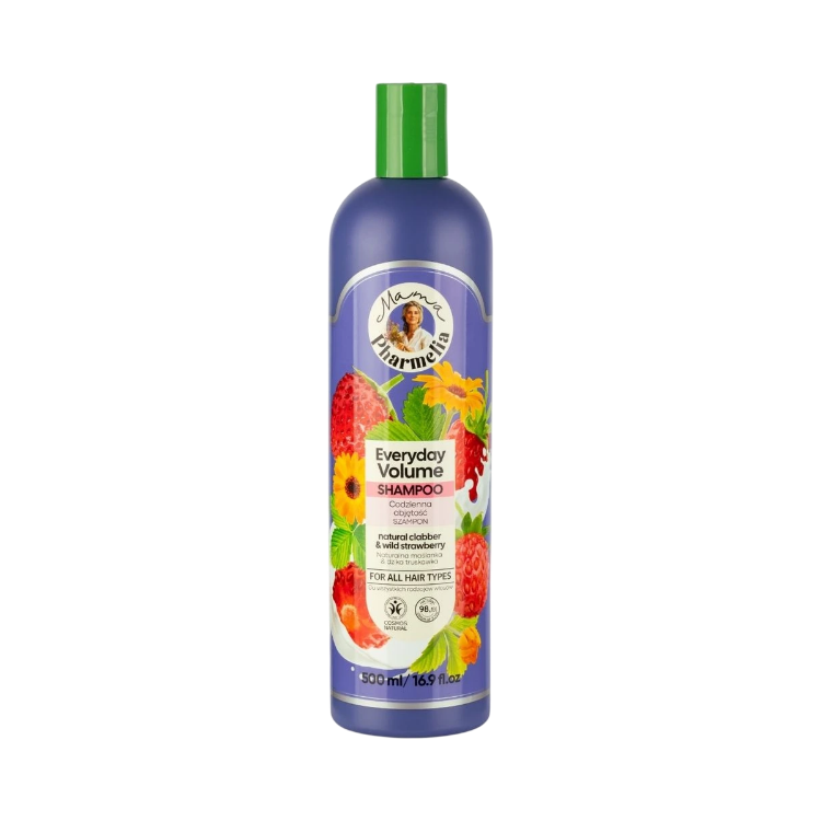 Obrázok z Šampón pre každodenný objem s kyslým mliekom a lesnou jahodou - 500 ml - Mama Pharmelia