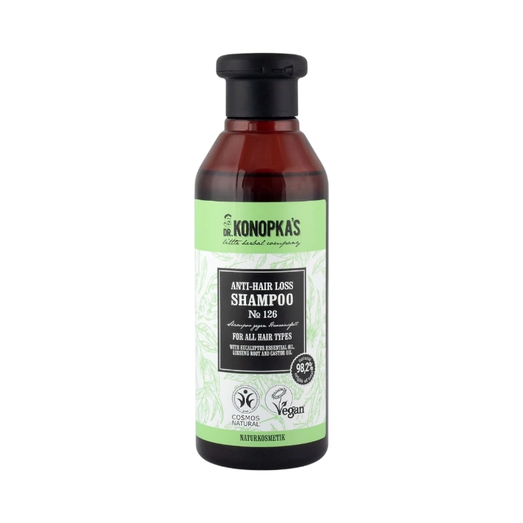 Obrázok z Dr. Konopka's Šampón proti vypadávaniu vlasov №126 pre všetky typy vlasov - 280 ml - Dr. Konopka's