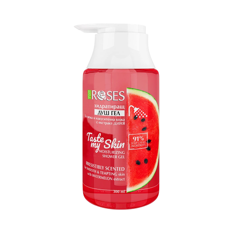Obrázok z TASTE MY SKIN hydratačný prírodný sprchový gél s extraktom z melóna 300 ml - NATURE OF AGIVA