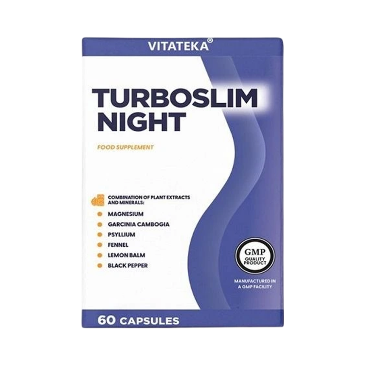 Obrázok z TURBOSLIM Night - 60 kapsúl - Vitateka