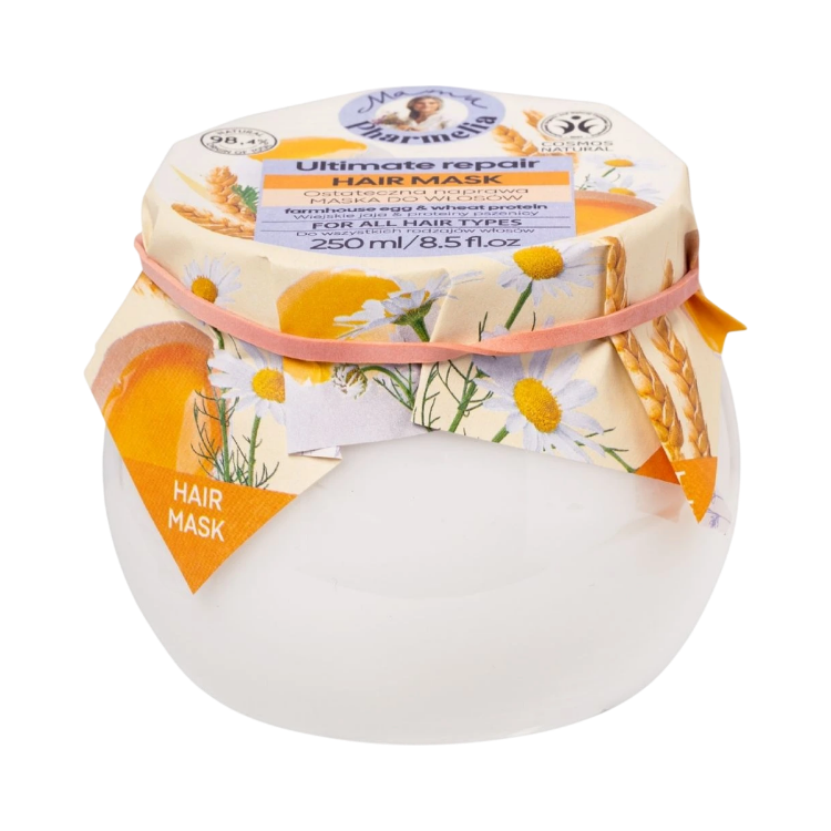 Obrázok z Ultimate Repair maska na vlasy s vajcom a pšeničnými proteínmi - 250 ml - Mama Pharmelia