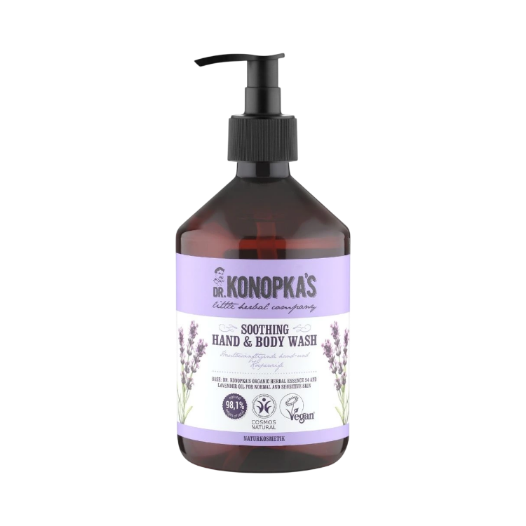 Obrázok z Dr. Konopka's Upokojujúci umývací gél na ruky a telo - 500 ml - Dr. Konopka's