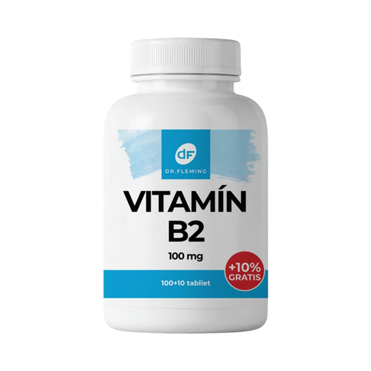 Obrázok z Vitamín B2 100mg - 110 tabliet - Dr. Fleming