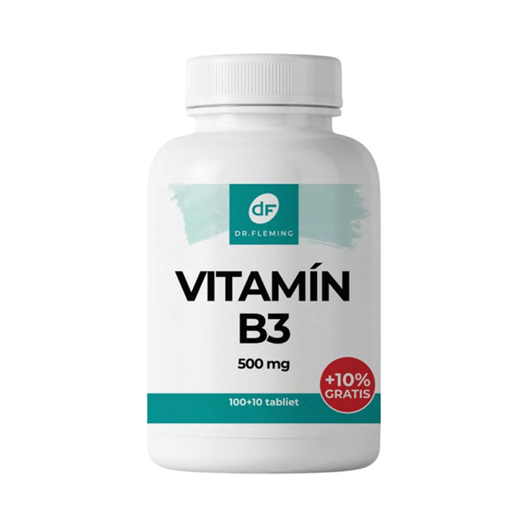 Obrázok z Vitamín B3 500 mg - 110 tabliet - Dr. Fleming