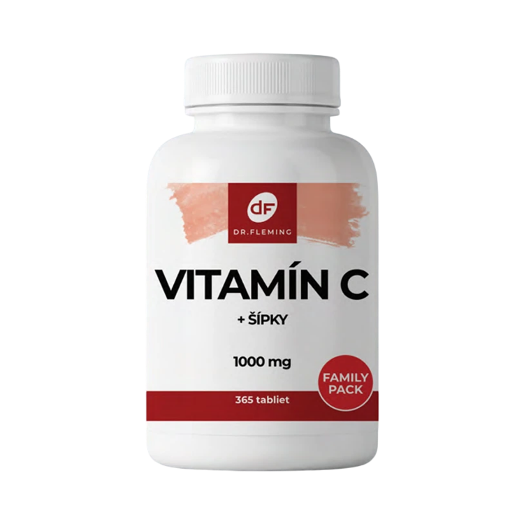 Obrázok z Vitamín C 1000 + Šípky - 365 tabliet - Dr. Fleming