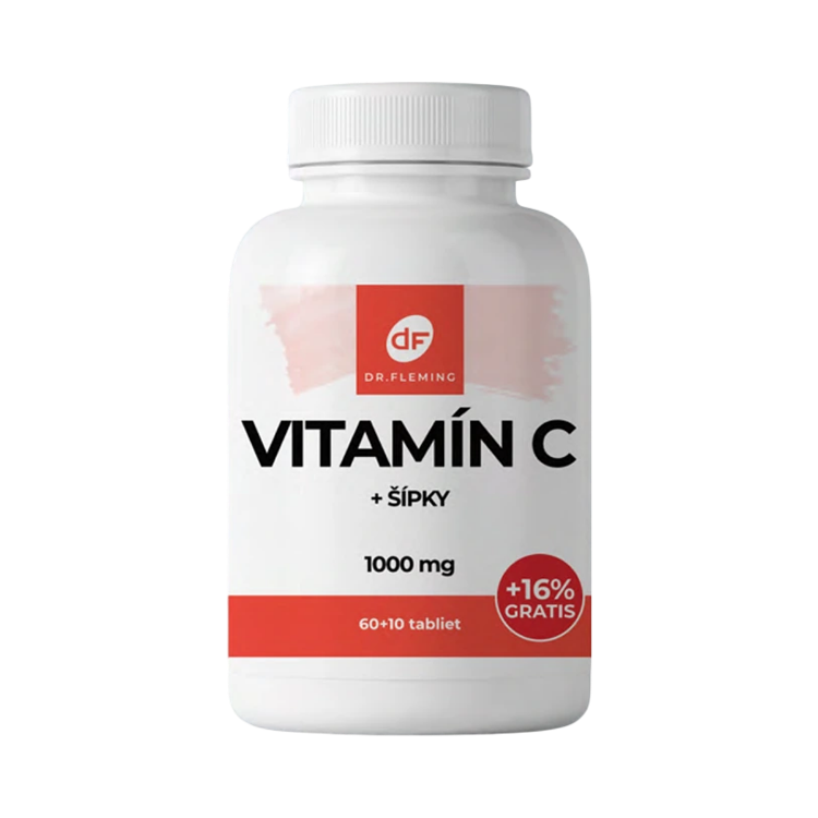 Obrázok z Vitamín C 1000 + Šípky - 70 tabliet - Dr. Fleming