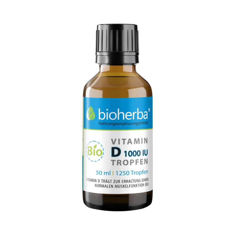 Obrázok z Vitamín D kvapky 1000 IU (25 mcg) - 50 ml - Bioherba