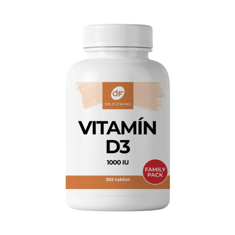 Obrázok z Vitamín D3 1000IU - 365 tabliet - Dr. Fleming