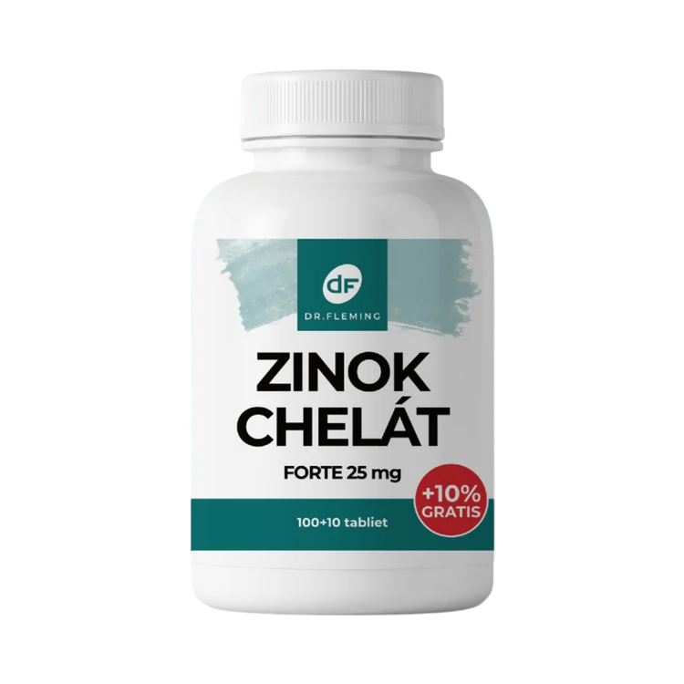 Obrázok z Zinok Chelát Forte 25 mg - 110 tabliet - Dr. Fleming