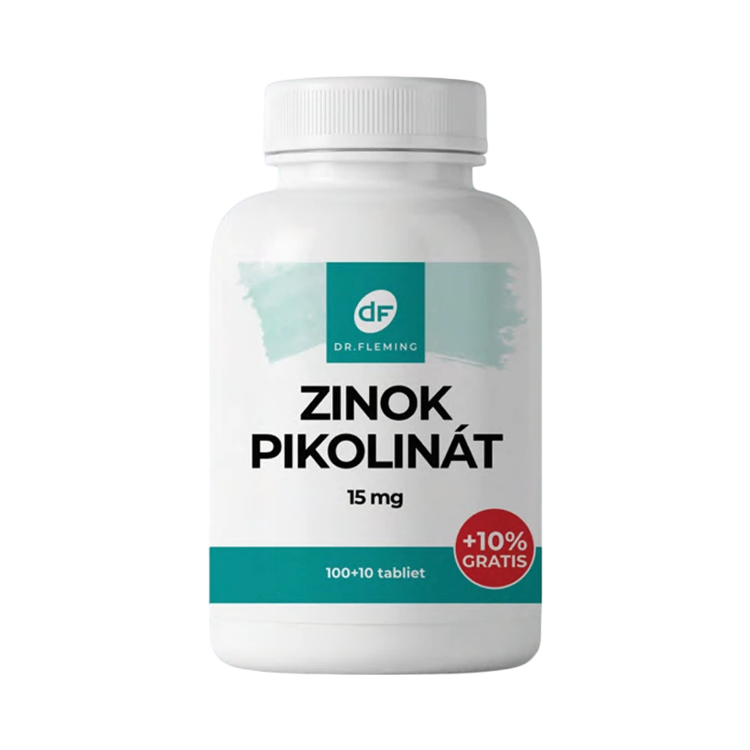 Obrázok z Zinok Pikolinát 15mg - 110 tabliet - Dr. Fleming