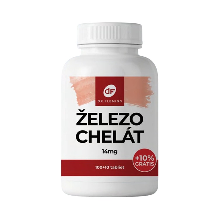Obrázok z Železo Chelát 14mg - 110 tabliet - Dr. Fleming