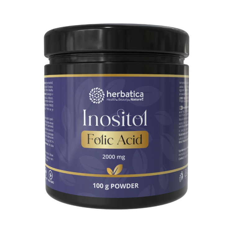 Obrázok z Inozitol + Kyselina Listová - 100 g prášok - Herbatica