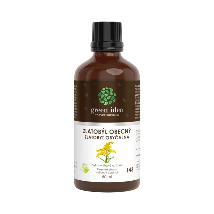 Obrázok z Zlatobyľ obyčajná - tinktúra - kvapky 50 ml - Green idea