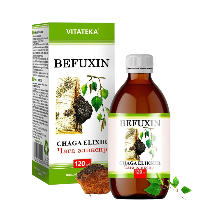 Obrázok z Befuxin - extrakt z čagy - 120 ml - Vitateka
