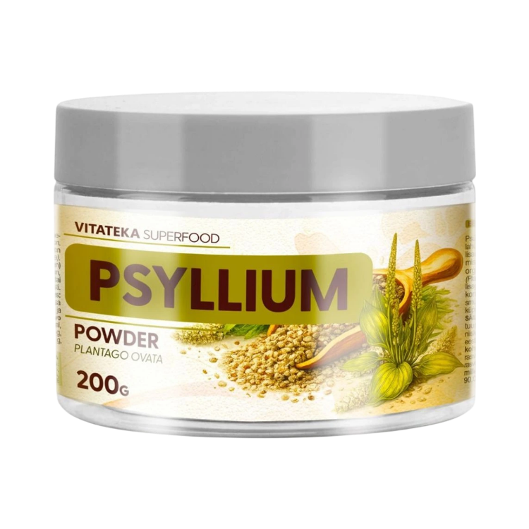 Obrázok z Psyllium - prášok zo šupiek skorocelu indického - 200 g - Vitateka